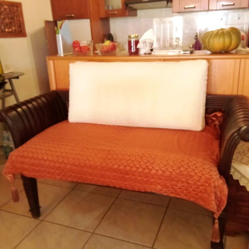 Antique sofa made of solid wood like new