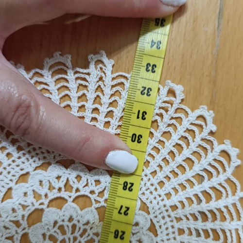 Small crochet doilies set of 3 new handmade