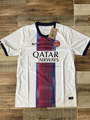 PSG jersey with striking colors