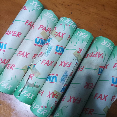 Fax paper thermal rolls pack of 6 new
