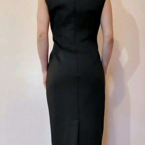 Calvin Klein Coctail midi dress like new, size S/M, black