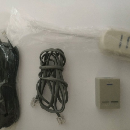 Cables for phone and internet connection like new
