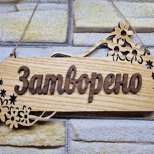 Double-sided Open/Closed sign new for shop