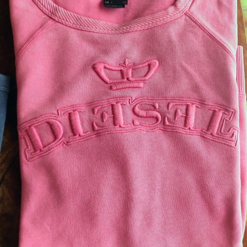 Diesel blouse salmon color size L like new unisex