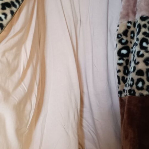 Ugg fur like new, multicolored, cozy jacket
