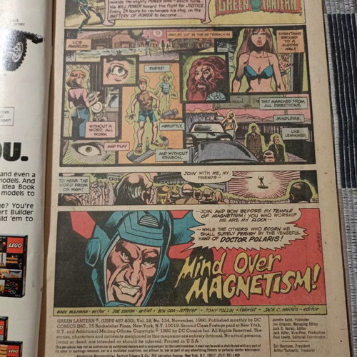 Green Lantern #134 comic book used, 1980 edition