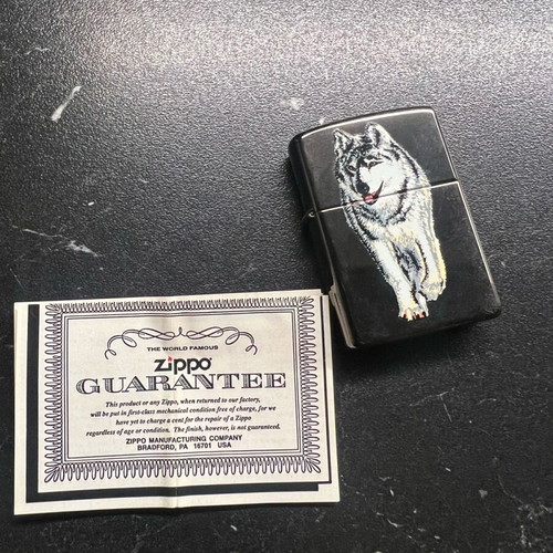 Zippo 769 wolf like new