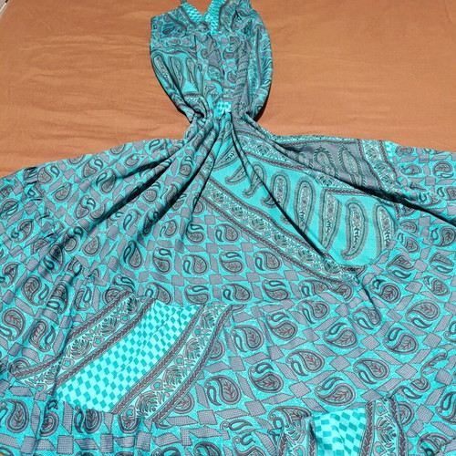 Floral dress like new, green, one size