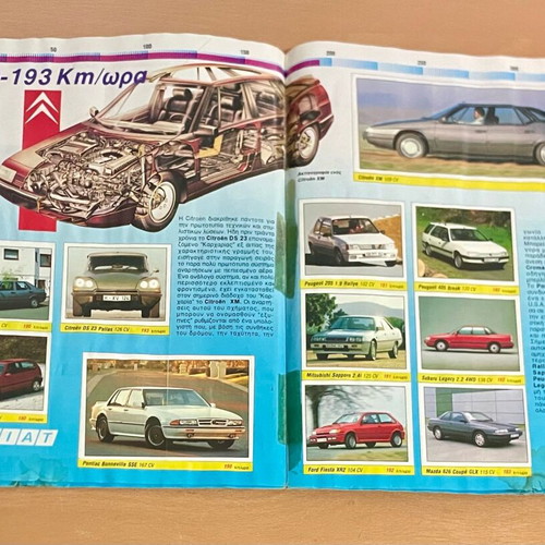 Auto 100-400 Panini sticker album used (1993)