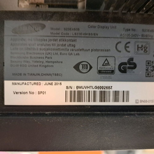 Samsung S23E450 monitor used