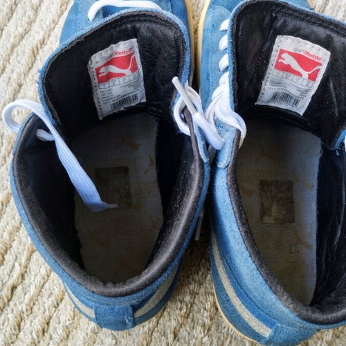 Puma Suede Unisex Ankle Boots like new, size 39.5, blue