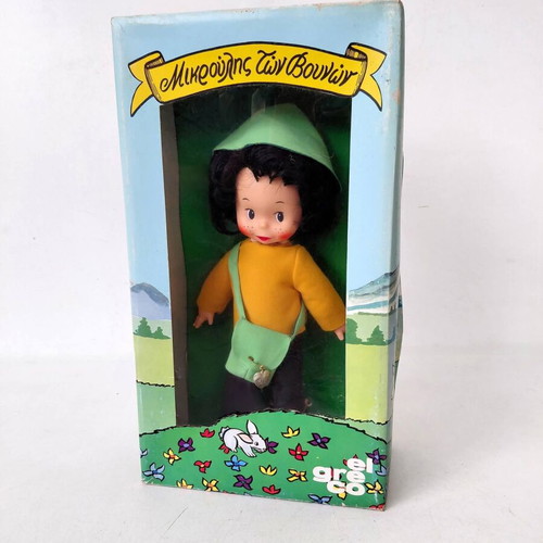 O Mikroulis Ton Vounon doll new, large size, from El Greco