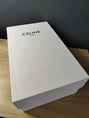 Celine empty shoe box used with black marks