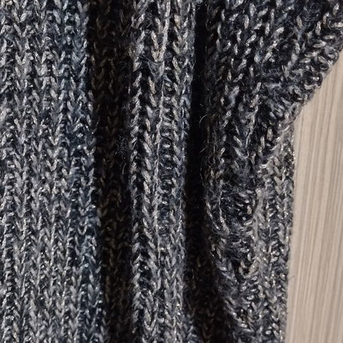 Celestino pullover medium used, black with metallic thread