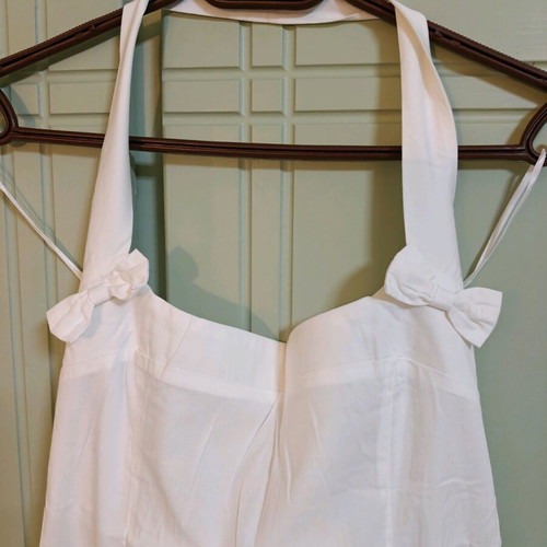 White Toi&Moi women's dress with bows like new
