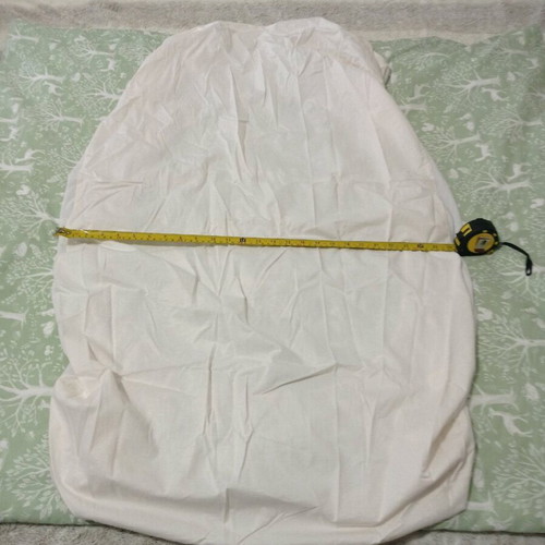 Fitted sheet used, waterproof, 110cm x 60 for baby bed