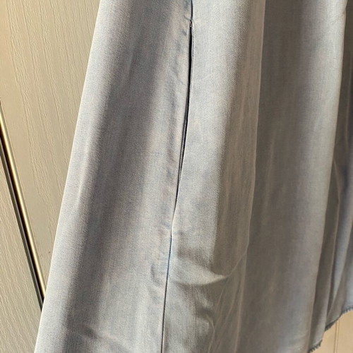 Premium denim dress Zara blue size M new