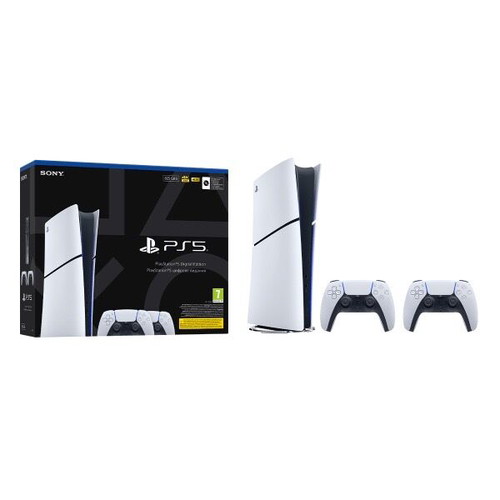 PlayStation 5 Slim Digital Edition 825GB σαν καινούργιο με δεύτερο ασύρματο χειριστήριο DualSense