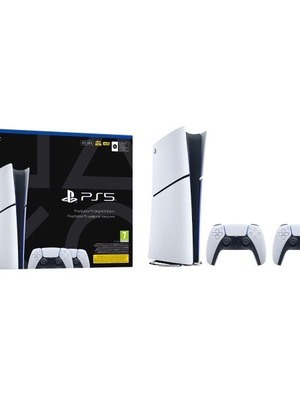 PlayStation 5 Slim Digital Edition 825GB σαν καινούργιο με δεύτερο ασύρματο χειριστήριο DualSense