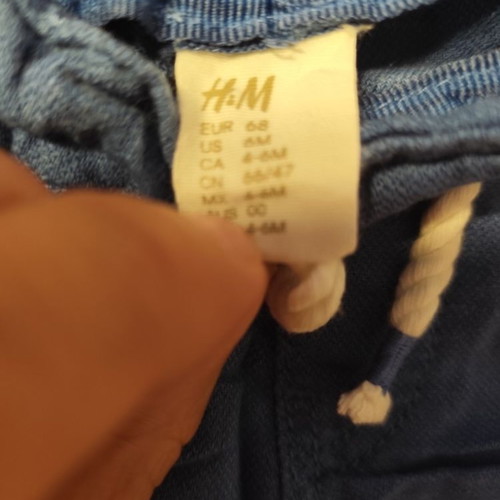H&M Baby Shorts Like New 4-6 Months 68cm