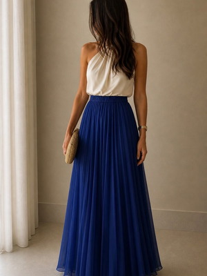 Soleil skirt by Ourania Kay like new, blue, size M