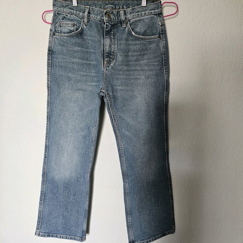Massimo Dutti jeans straight fit cropped like new, size S