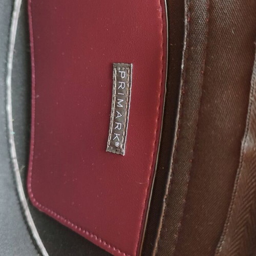 Primark crossbody bag burgundy like new with gold details