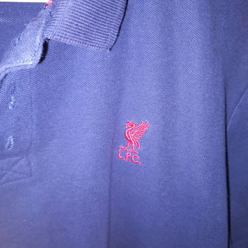 Polo μπλούζα Liverpool μεταχειρισμένη, μπλε, μέγεθος L