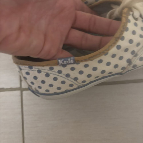 Keds sneakers used, size 37.5, white and blue
