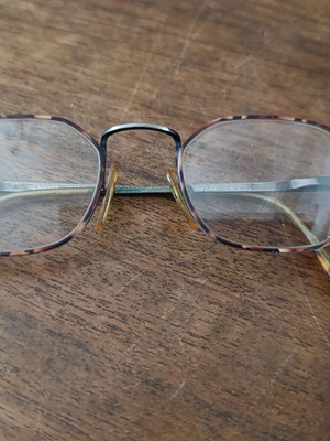 Memphis vintage metal optical frame, brown