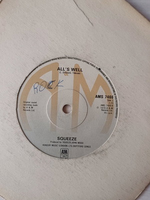 Squeeze Slap & Ticklle single 45rpm like new, rock