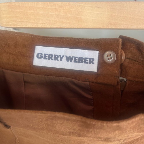 Leather skirt brown Gerry Weber new, size L