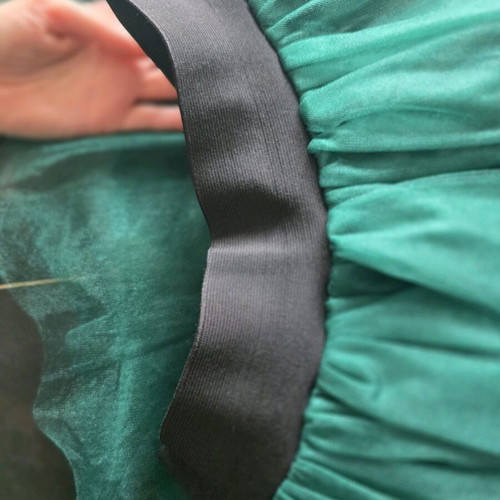Green tulle skirt like new, sizes XS, S, M