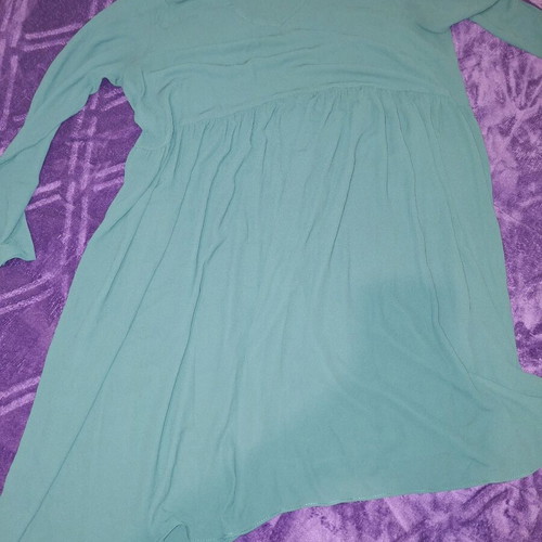 Mini/Midi Dress emerald green like new, loose fit