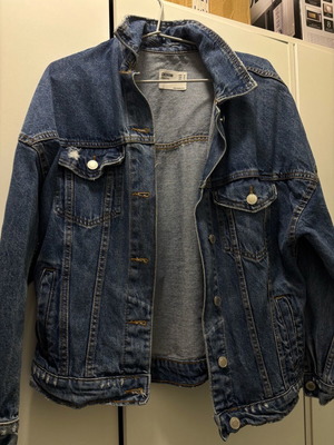 Bershka denim jacket like new, size XS