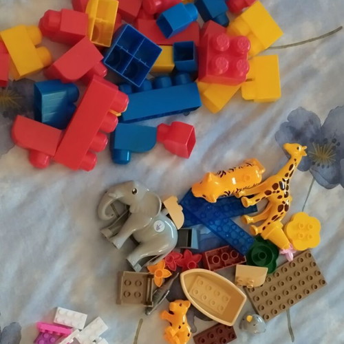 Building blocks used, assorted set