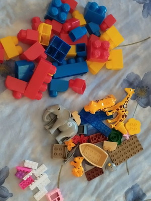 Building blocks used, assorted set