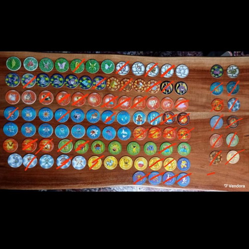 Pokemon Tazo Set 24 Pieces Nintendo Like New