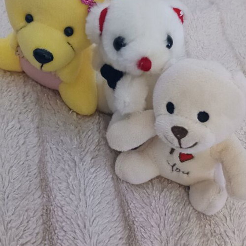Plush toys set of 3 new