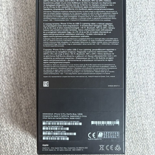 Apple iPhone 12 Pro 128GB like new with box and charger