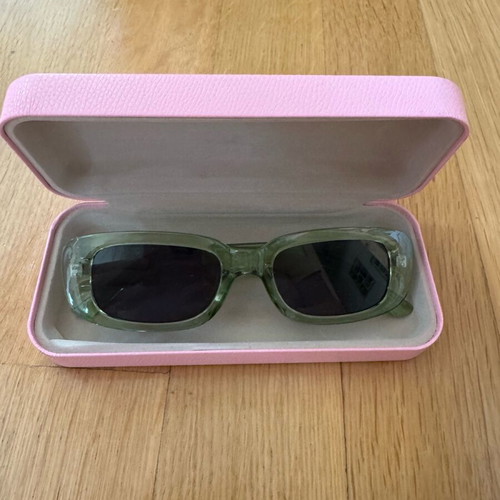 AV Sunglasses Neoma green sunglasses new, rectangular frames