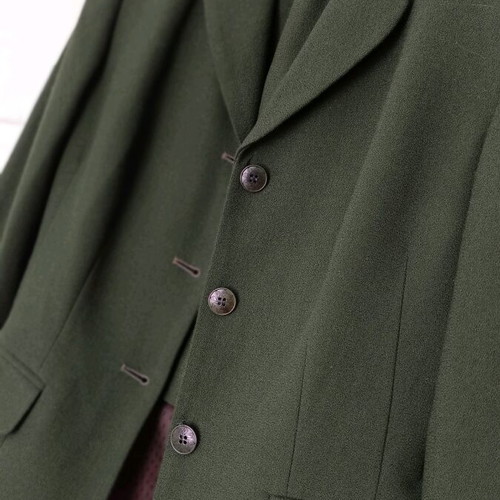 Barami women's skirt suit 100% wool like new, green