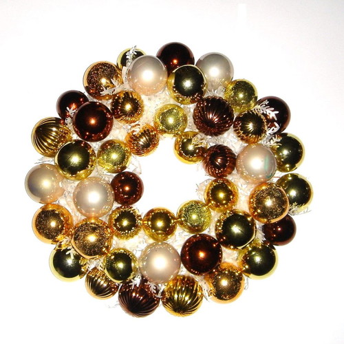 Christmas multicolor wreath new, diameter 42 cm