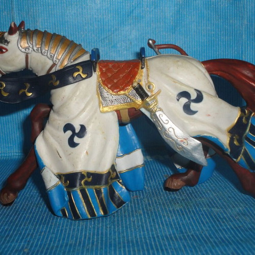 Papo Ottoman Knight's Horse miniature like new, PVC