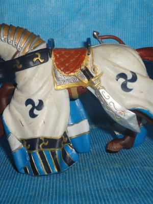 Papo Ottoman Knight's Horse miniature like new, PVC