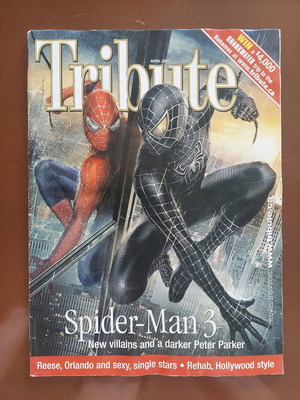 Περιοδικό Tribute Απρίλιος 2007 με εξώφυλλο Spider-Man 3 σαν καινούργιο