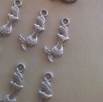 9 mermaid charms for crafts