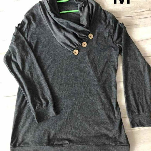 Women's thin blouse size M, gray, used
