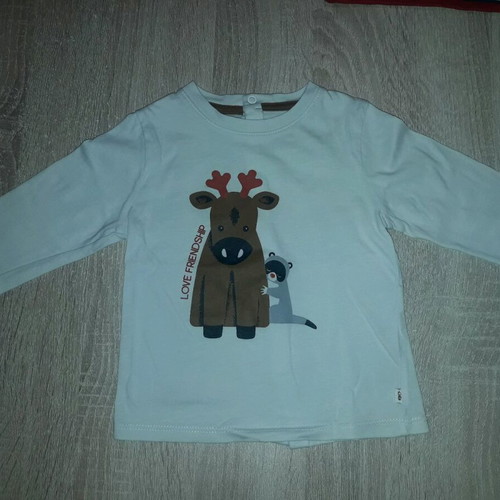 Obaibi long-sleeve baby shirt 3-6 used
