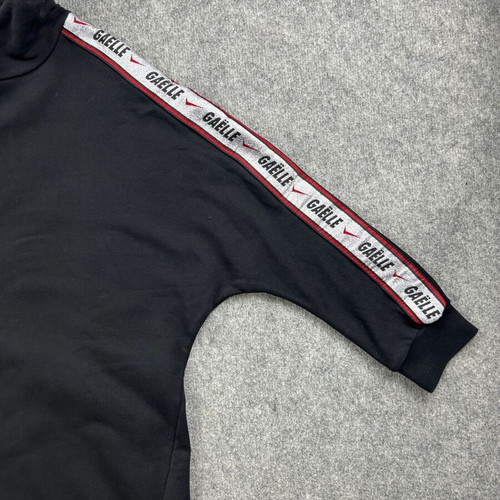 Gaelle Paris black hoodie sweatshirt, unisex streetwear